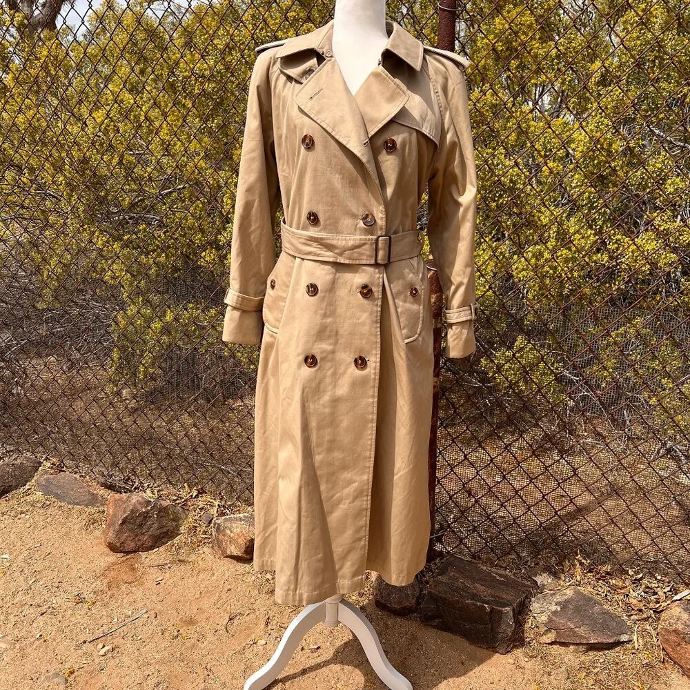 Worthington Tan Trench Coat - Picture 2 of 9